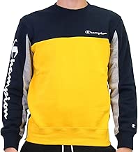 sudadera champion hombre amarilla