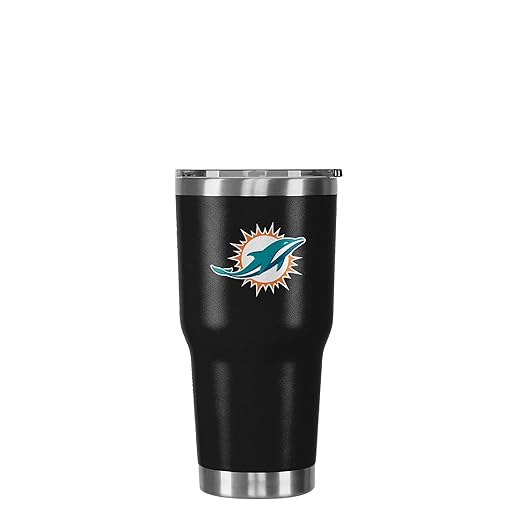 FOCO Miami Dolphins NFL Team Logo 30 oz Tumbler