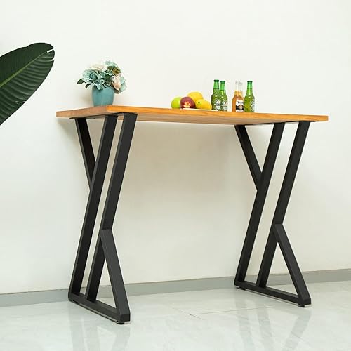 Miniatura 5 de Patas de mesa de 36 pulgadas, patas de escritorio resistentes para mesa de comedor, patas de muebles industriales, patas de mesa, mesa de centro