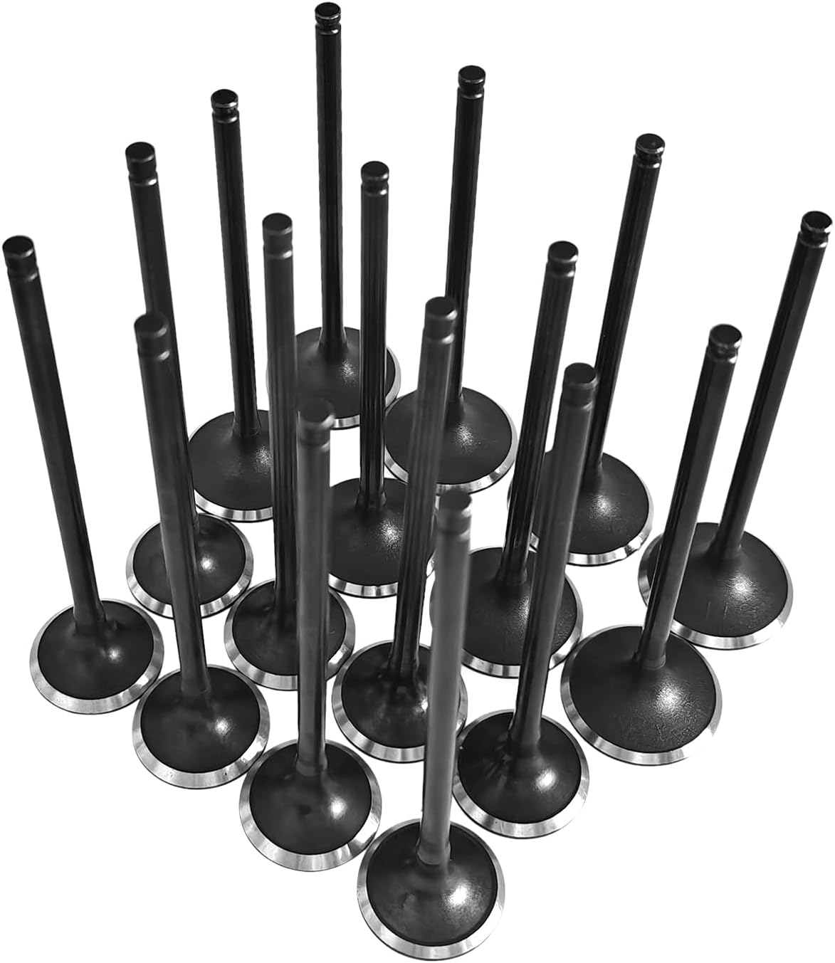 16Pcs Engine Exhaust & Intake Valves Kit 021-3425 10432 Replacement Compatible with Honda Accord Odyssey/with Isuzu Oasis 2.2L VIN4 F22B2 F22B6 1994-1997