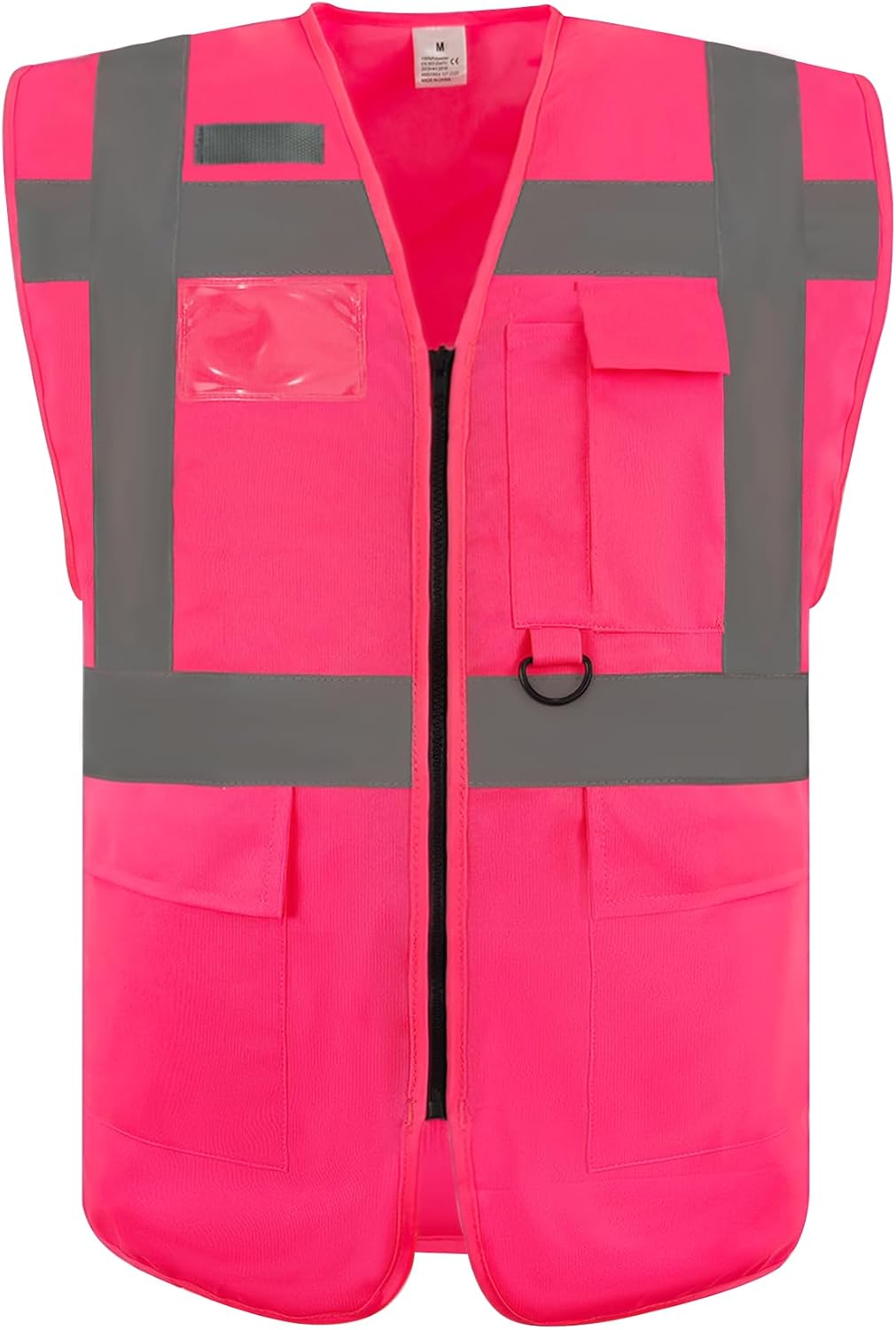 wefeyuv Reflective Safety Vest Class 2 High Visibility Vest pocket | Multi pocket breathable safety vest