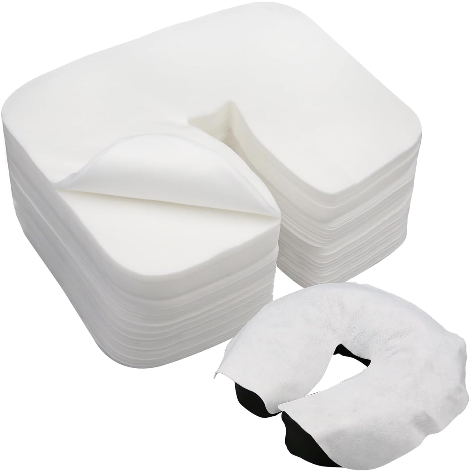 Housse jetable pour berceau facial de qualité médicale blanche
