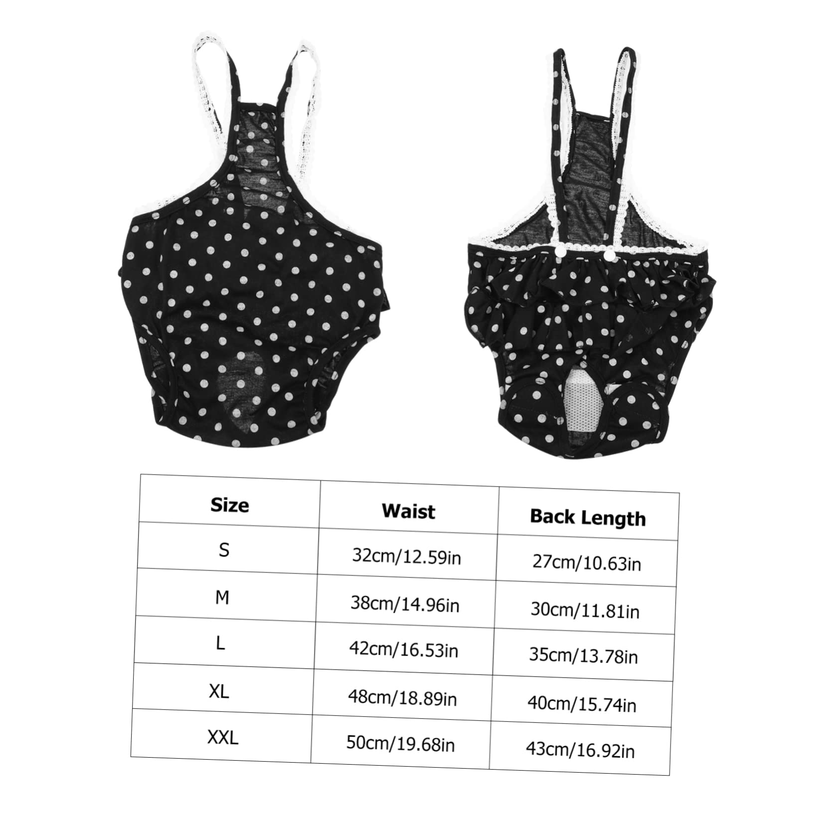 GRIRIW 1Pc Pet Physiological Diaper for Female Dogs Comfortable Menstrual Panties Breathable Design for Estrus Protection