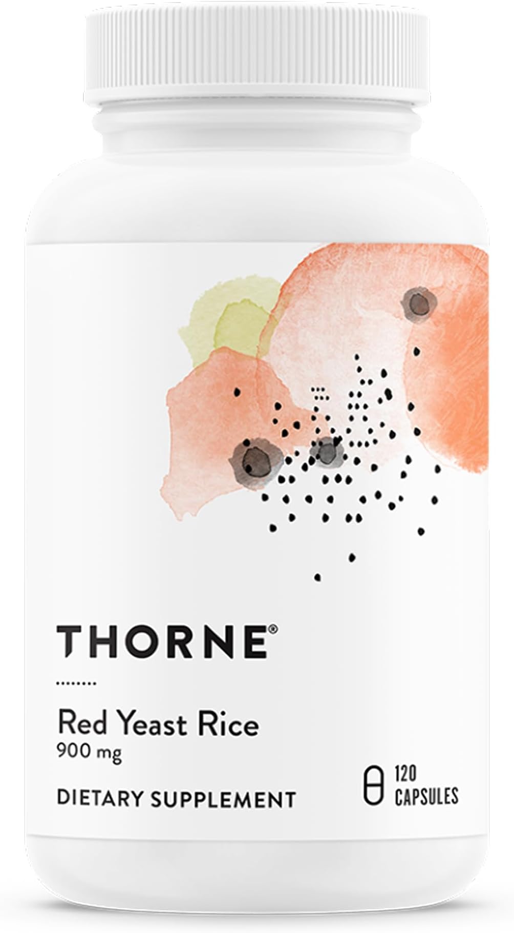 THORNE - Red Yeast Rice - Supports Healthy Cholesterol Levels Already in a Normal Range, Heart Health & Blood Pressure* - Third-Party Certified - Gluten-Free, Dairy-Free - 120 Capsules