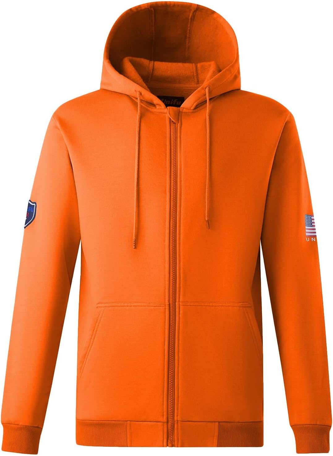 12OZ Heavyweight FR Jacket for Men,Flame Resistant Workwear NFPA 2112/CAT2 Compliant,100% Cotton Fleece Lining