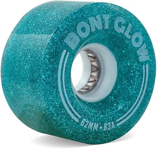 Miniatura 6 de Bont Ruedas de patinaje LED para exteriores con luz brillante, 2.441 x 1.378 in, 83 A, paquete de 4, para patinaje de calle y recreativo