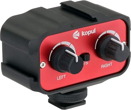 CMX-1-V2 Two-Channel Mini Mixer with Shoe Bracket