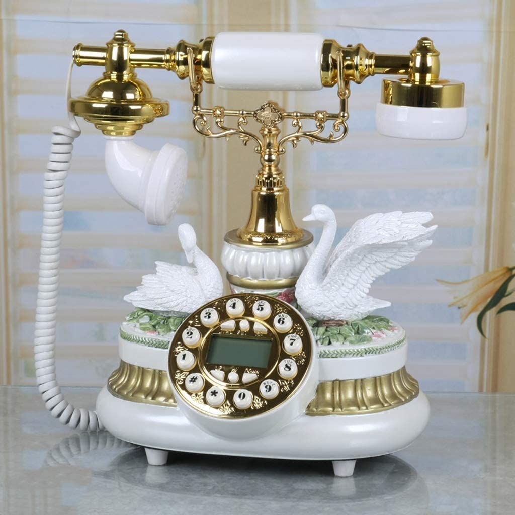 Telefono Antico, Telefono Vintage Digitale Fisso. Suoneria Classica Europea retrò per Telefono Fisso Regolabile con entrata