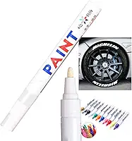 Caneta Reparadora Tira Risco Automóveis Carro Moto Caminhões Pintar e Retocar Pneu Azulejo e Tênis Uso Escolar Marca Texto