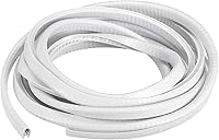 Vista 21 de uxcell Borde de borde de canal en U, 16.4 pies de longitud, tira de sellado de goma para borde de 0.039-0.098 in