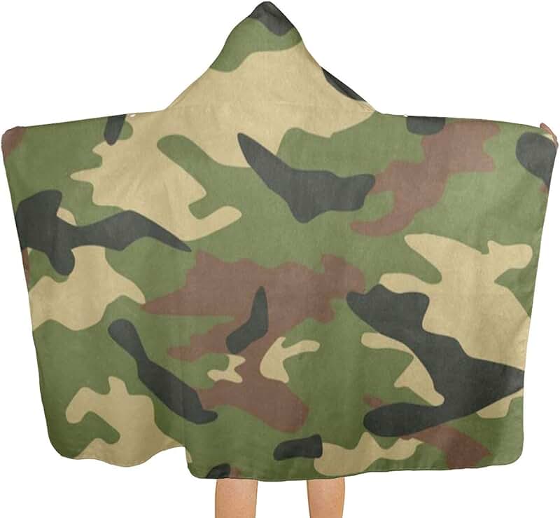Camouflage Bath Towels