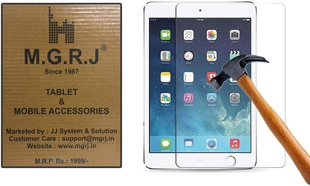 M.G.R.J Tempered Glass Screen Protector Compatible for iPad mini/iPad mini 2 / iPad mini 3, Transparent