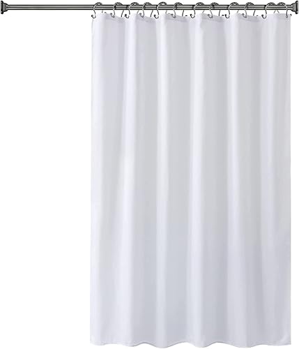 Miniatura 9 de Splash Home Omega - Ganchos decorativos para cortina de ducha, anillos enrollables y aluminio resistente al óxido, gancho doble para cortinas de