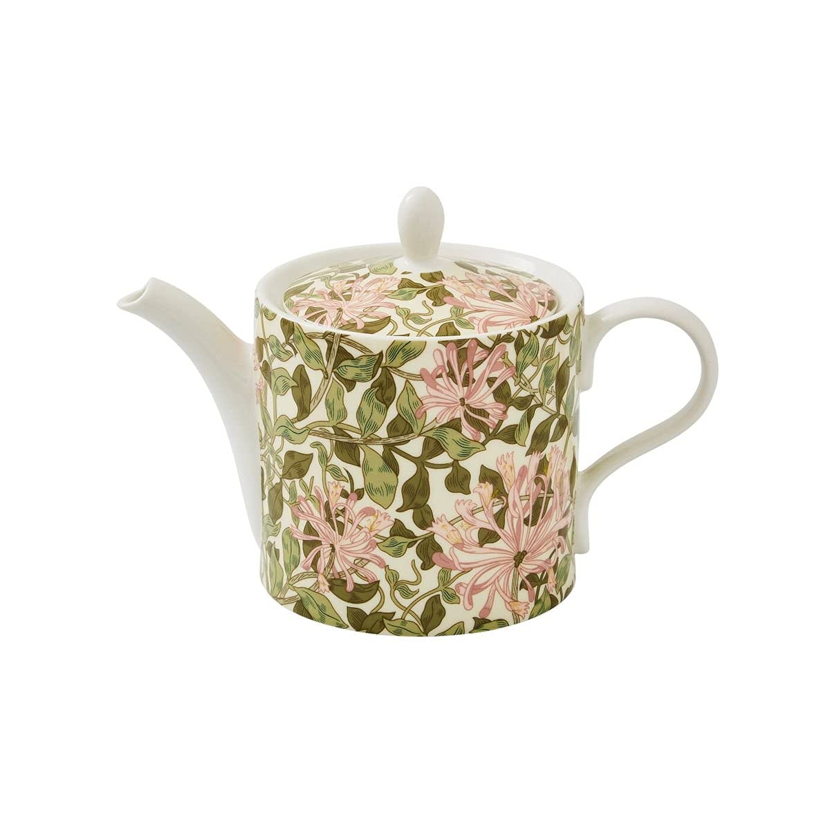 Spode  Morris & Co. Honeysuckle Teapot - Pink