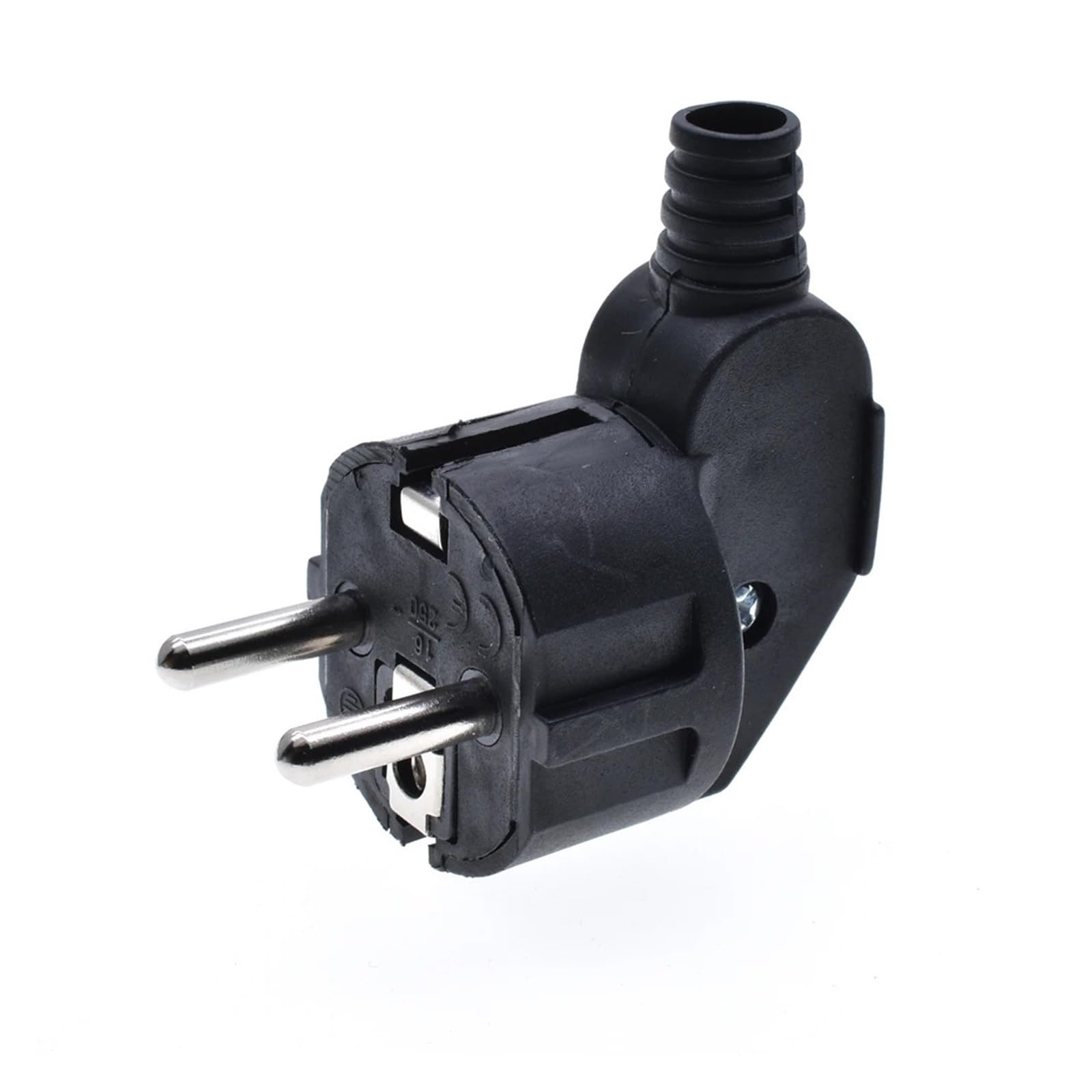 Adaptador de corriente CA de 16A y 250V enchufe negro con conector macho FAPP-01 8