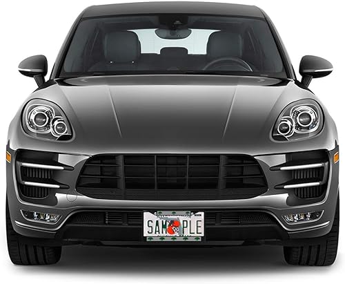 Miniatura 5 de Metal Insert License Plate Frame Bella Terra Tree Weatherproof Car Accessories Chrome 2 Holes Solid Insert