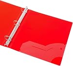 Filexec 3 Ring Binder, 1.5 Inch Capacity, Frosted, Letter Size, Pack of 6, Blueberry, Strawberry, Grape, Lemon, Lime, Tangerine (50160-6493)