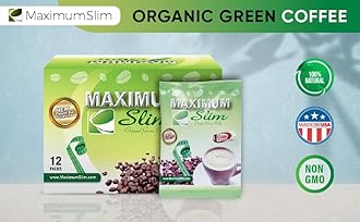 Maximum Slim Premium Coffee BOOSTS your Metabolism DETOXES your Body & CONTROLS your Appetite. EFFECTIVE WEIGHT LOSS FORMULA has Original Green Coffee & Natural Herbal Extracts (Laxative Free), 12