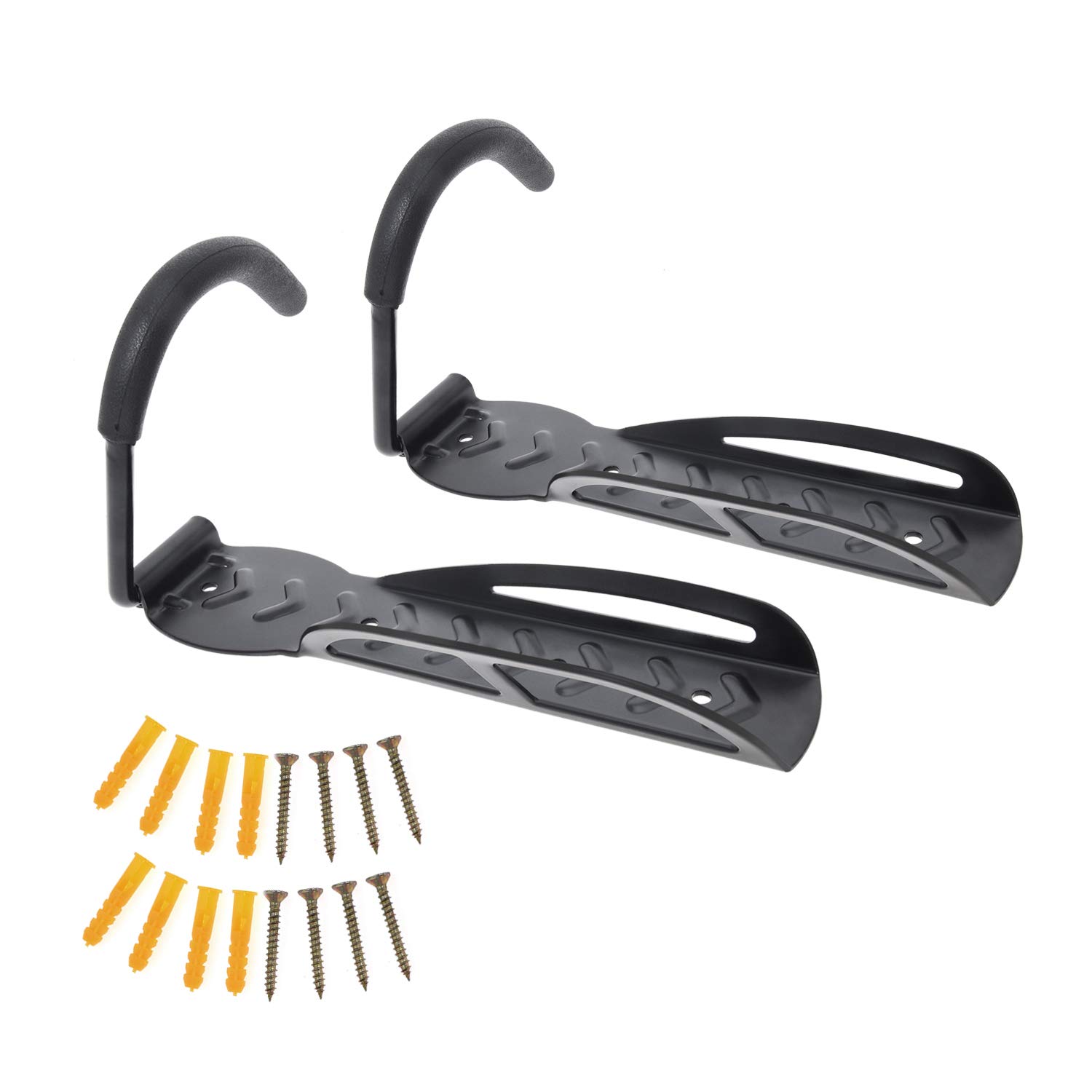 Bike Rack Garage Hanger Wall Mount Hook Rack Holder Bicycle Hanger Storage Vertical Bike Hook for Indoor Shed, Heavy Duty Holds up to 66 lb