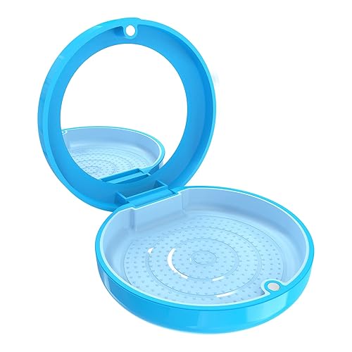 Miniatura 1 de Estuche de retención, estuche de retención de ortodoncia-negrocon espejo