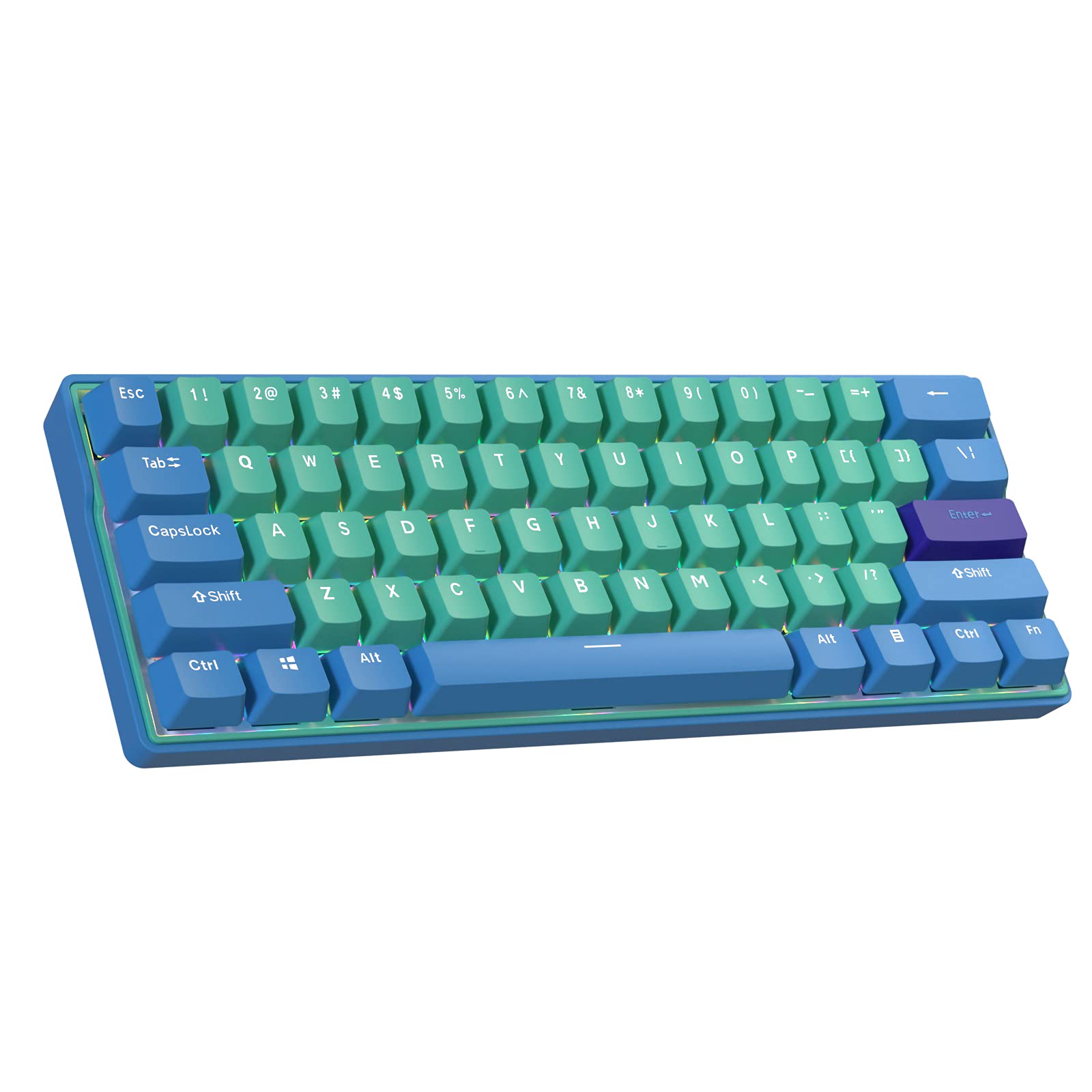 Buy BOYI Hot swappable 60 Percent Keyboard,Cherry MX Switch Wireless 5.0/TypeC Wired Dual Mode