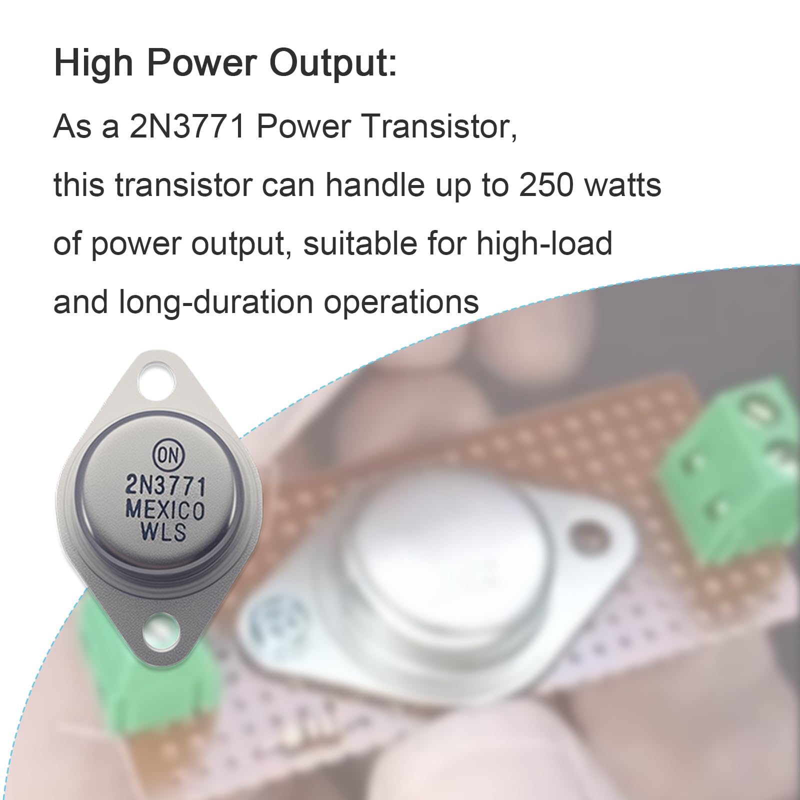 Transistor NES 2N6537 TO-66 NEUF - Pièce électronique, Prix à L'unité