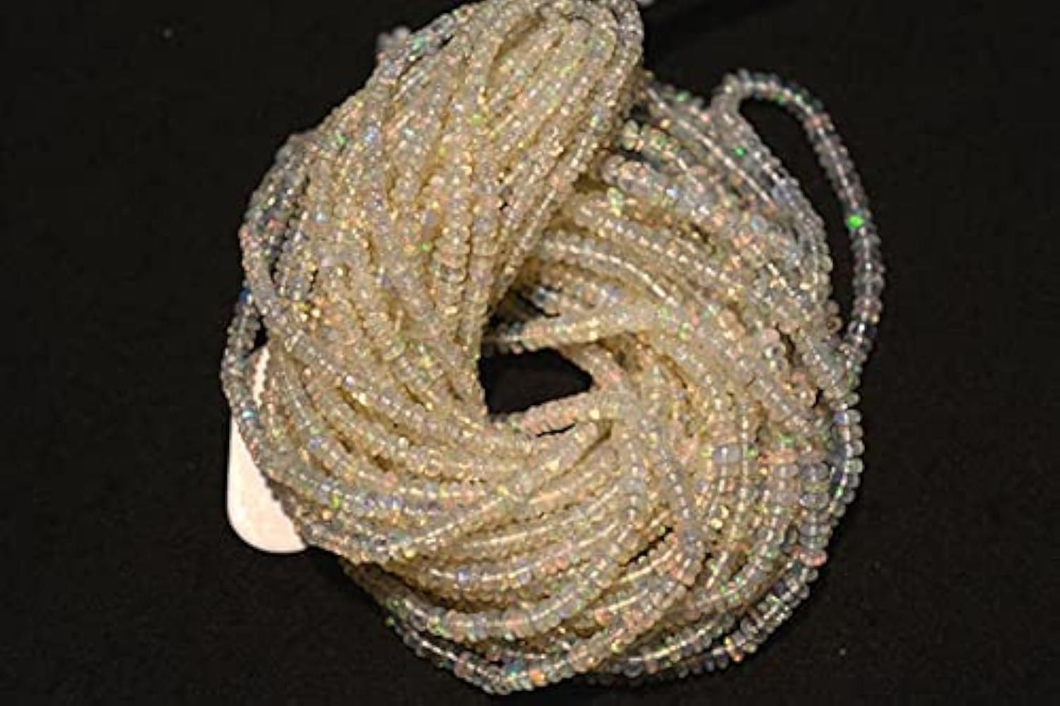 Opal beads Ethiopian Welo de 2.5mm à 4mm, 5 rangs de perles en opale naturelle pour bijoux