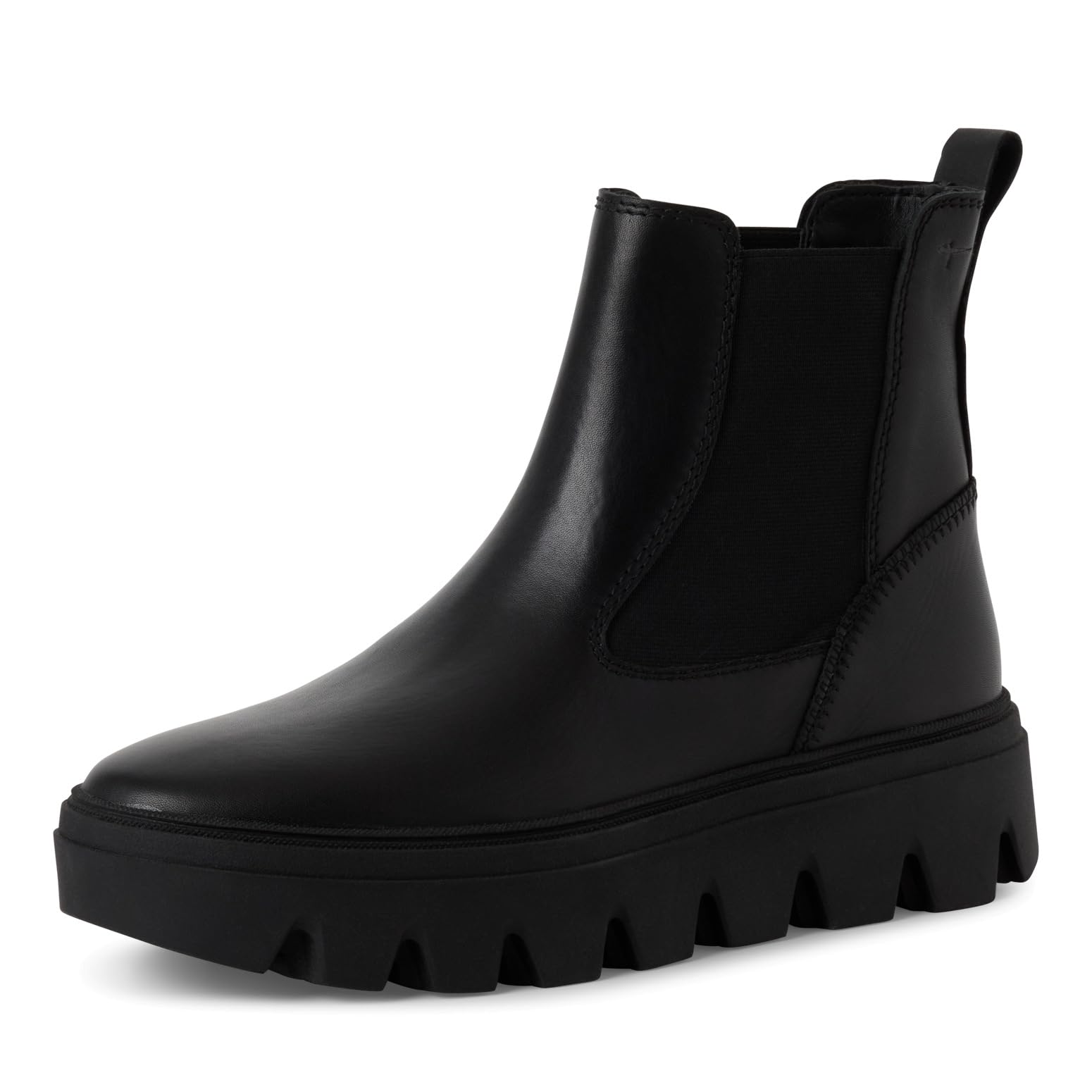 Tamaris Women's 1-25405-45 Chelsea Boots, Black Leather, 41 EU, Black (Black Leather), 8 UK
