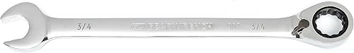 GEARWRENCH Llave combinada de trinquete reversible 90T de 34" - 86649