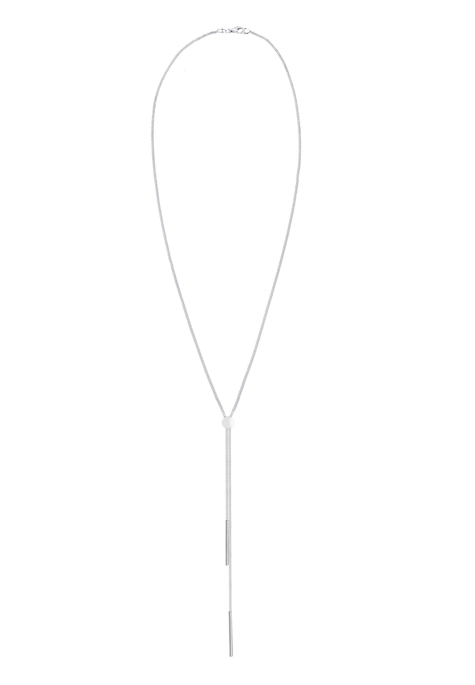 Elli Halskette Damen Y-Kette Geo Stab Basic Trend Blogger 925 Silber