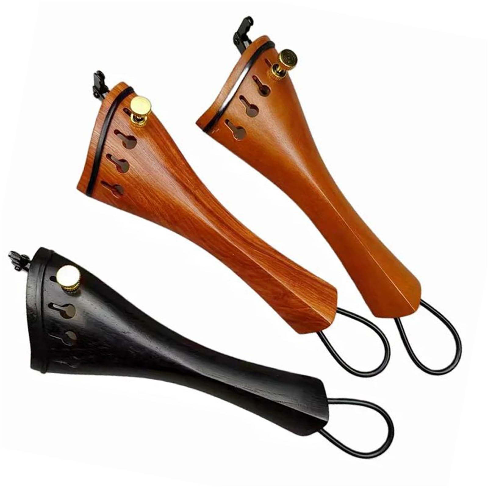 Części skrzypiec Ebony Rosewood 4/4 Violin Tailpiece Style Finestroer Akcesoria(Jujube wood)