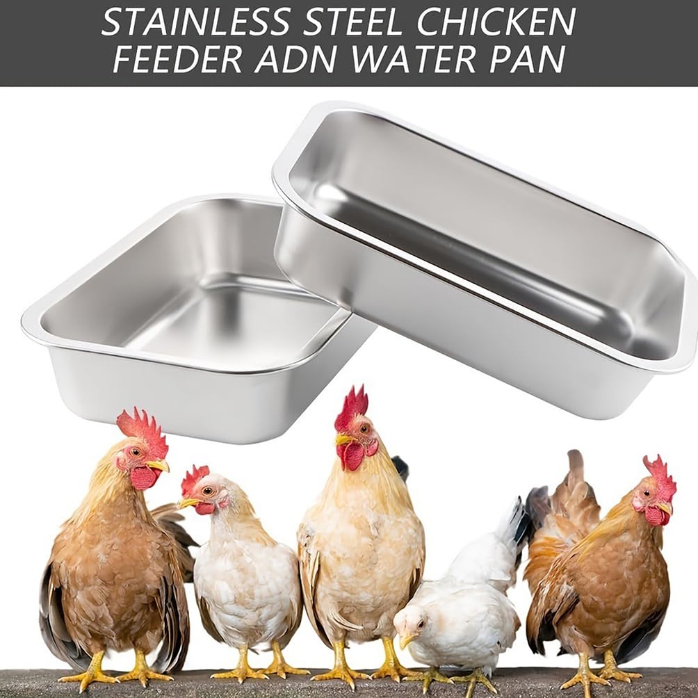 Alimentador de pollo de gran capacidad, equipo de riego de ganado de acero inoxidable para pollos, patos y cerdos, accesorios para gallineros