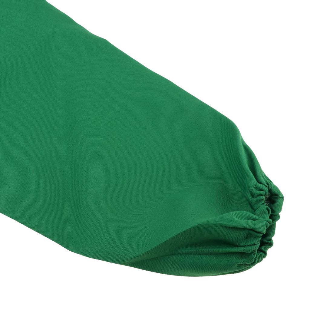 MagiDeal Tablier De Peinture Imperméable – Manches Longues, Grande Poche – Vert – Tailles S/M/L Pour 1-14 Ans
