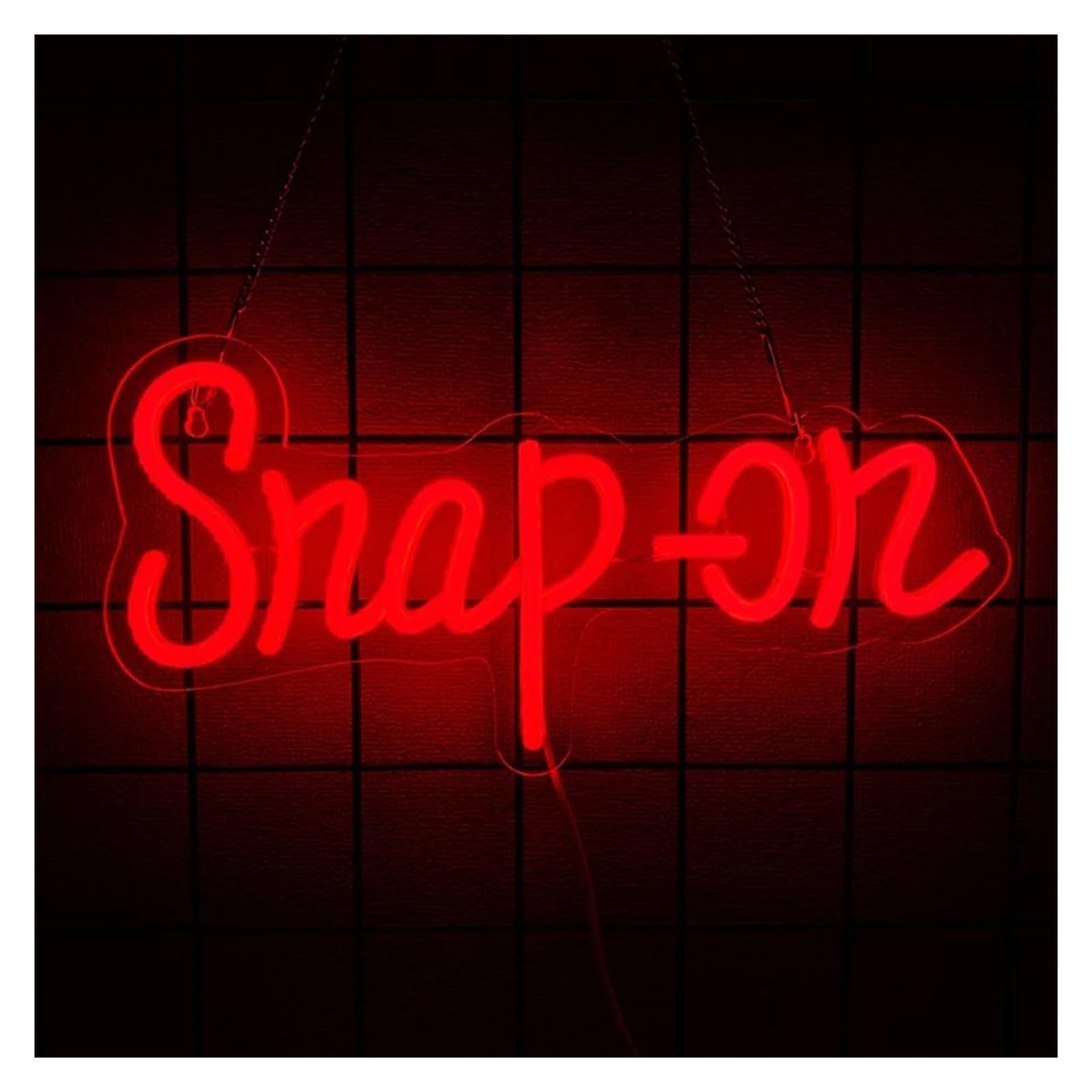 neon light sign Snap-On for neon Sign Red Letter Billboard LED Light Dimmable for usb Powered