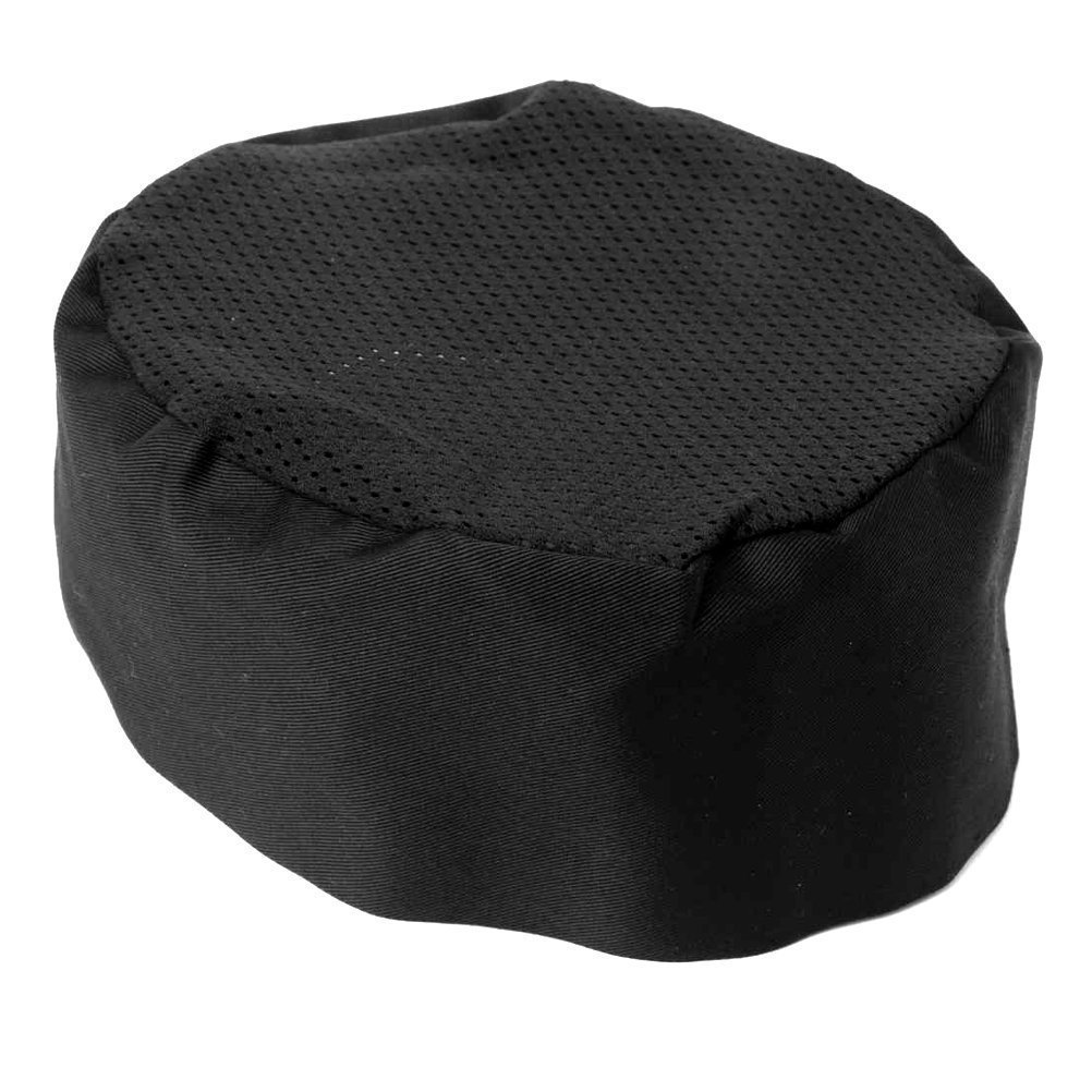 VORCOOL Black Chefs Hat Mesh Top with Adjustable Strap