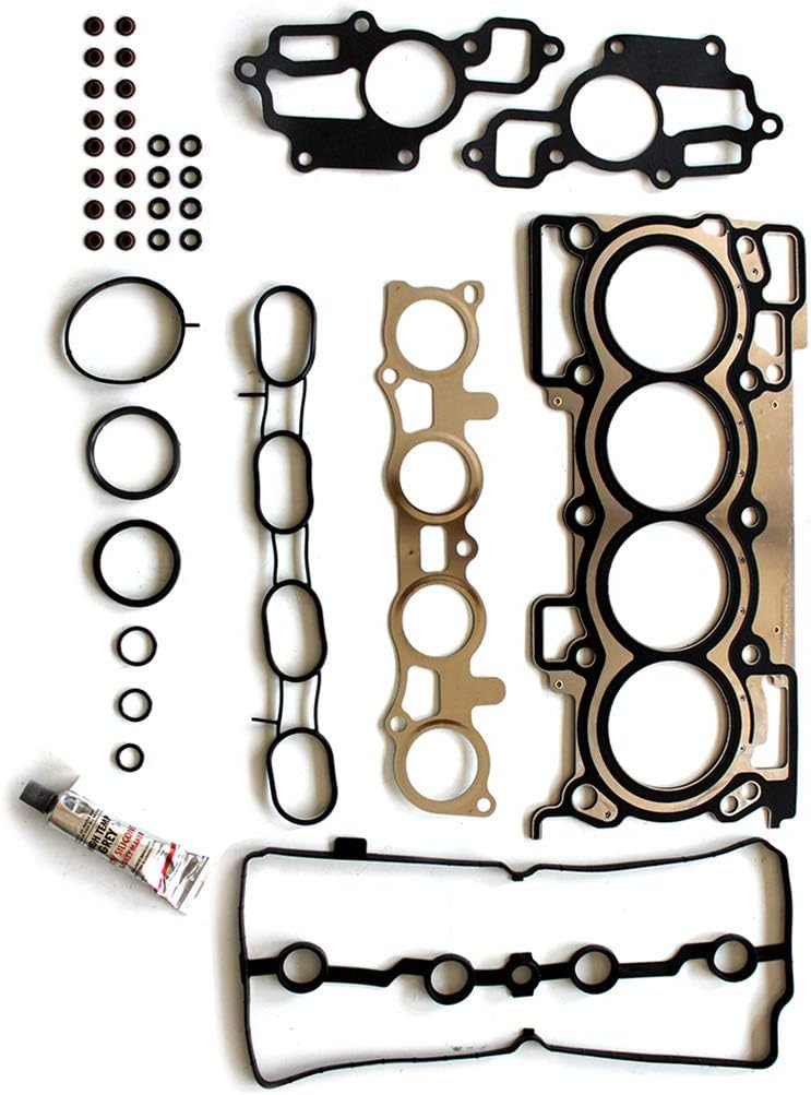 ECCPP Engine Replacement Head Gasket Set for 07-12 N-iss-an Sentra Versa Cube 1.8L 2.0L MR18DE MR20DE Engine Head Gaskets Kit
