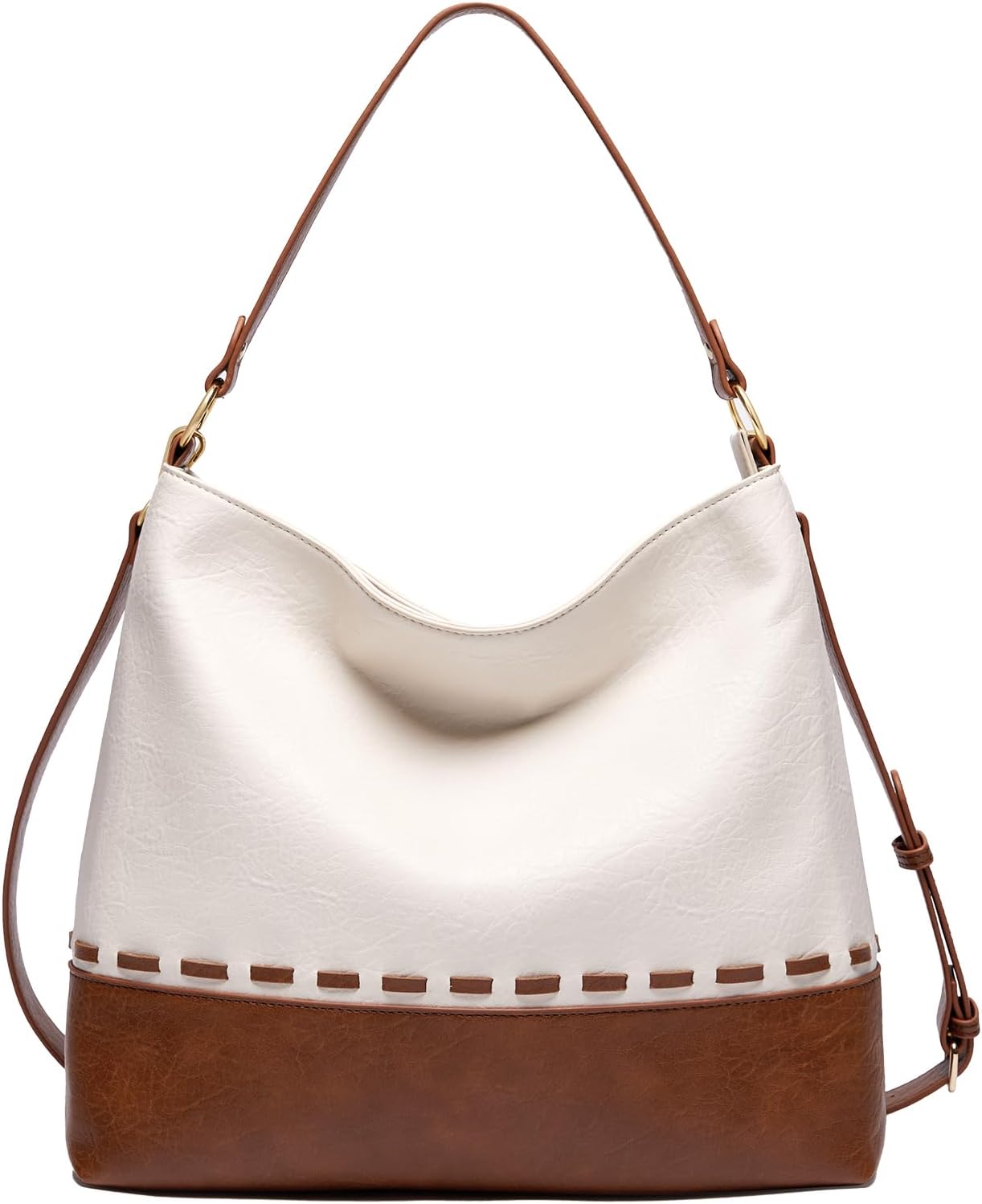 Marvolia Hobo Bags for Women Vegan Leather Shoulder Purses and Handbags Top Handle Handbags with Adjustable Shoulder Strap