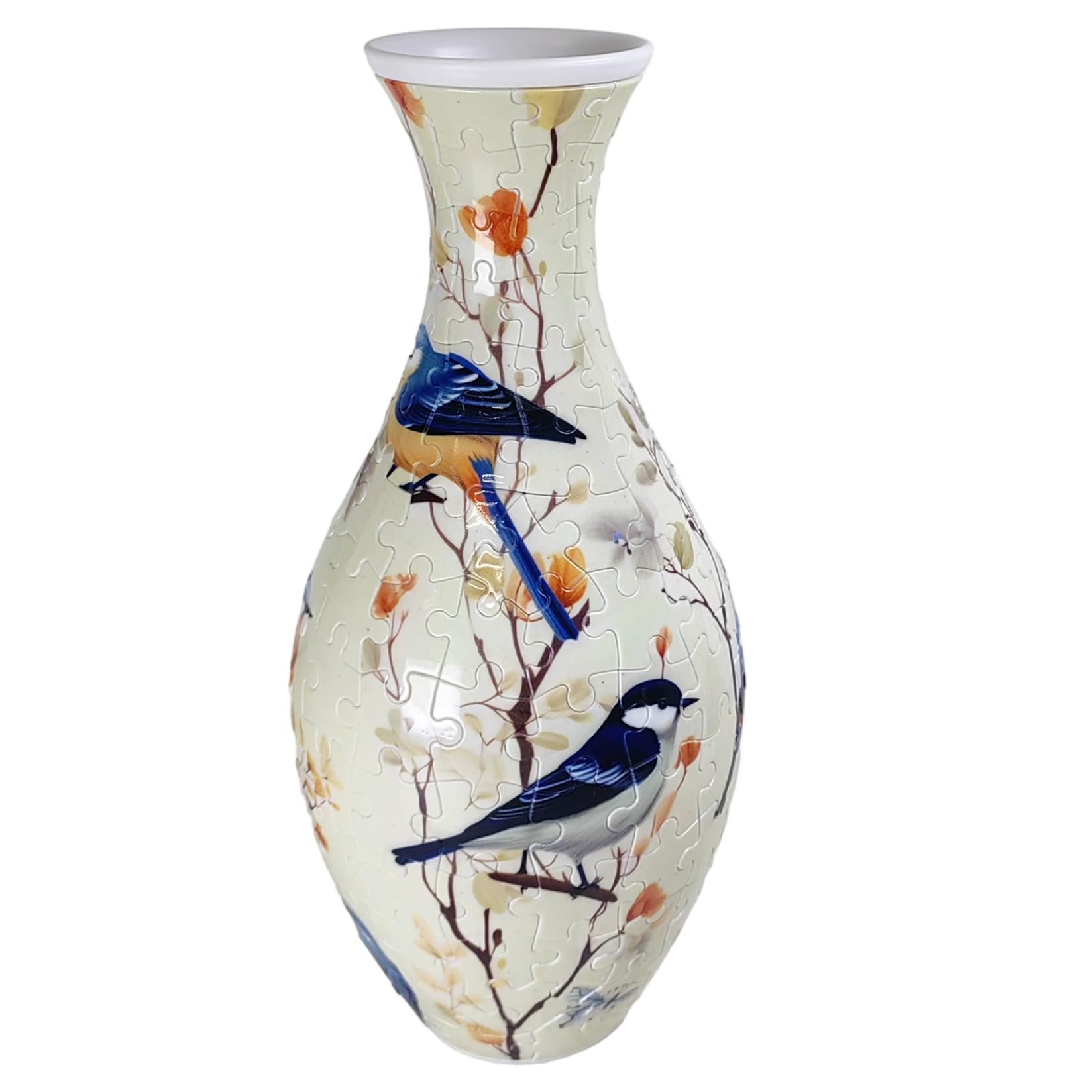3D Puzzle Vase for Adults Kids, Interlocking Plastic Pieces Puzzle Vase Christmas Toys for Flowers Arrangements Crafts DIY Home Decor, Party Favors