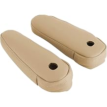 2pcs Gray Leather Seat Armrest Cover Compatible with Lexus RX 300 330 350 2003-2009