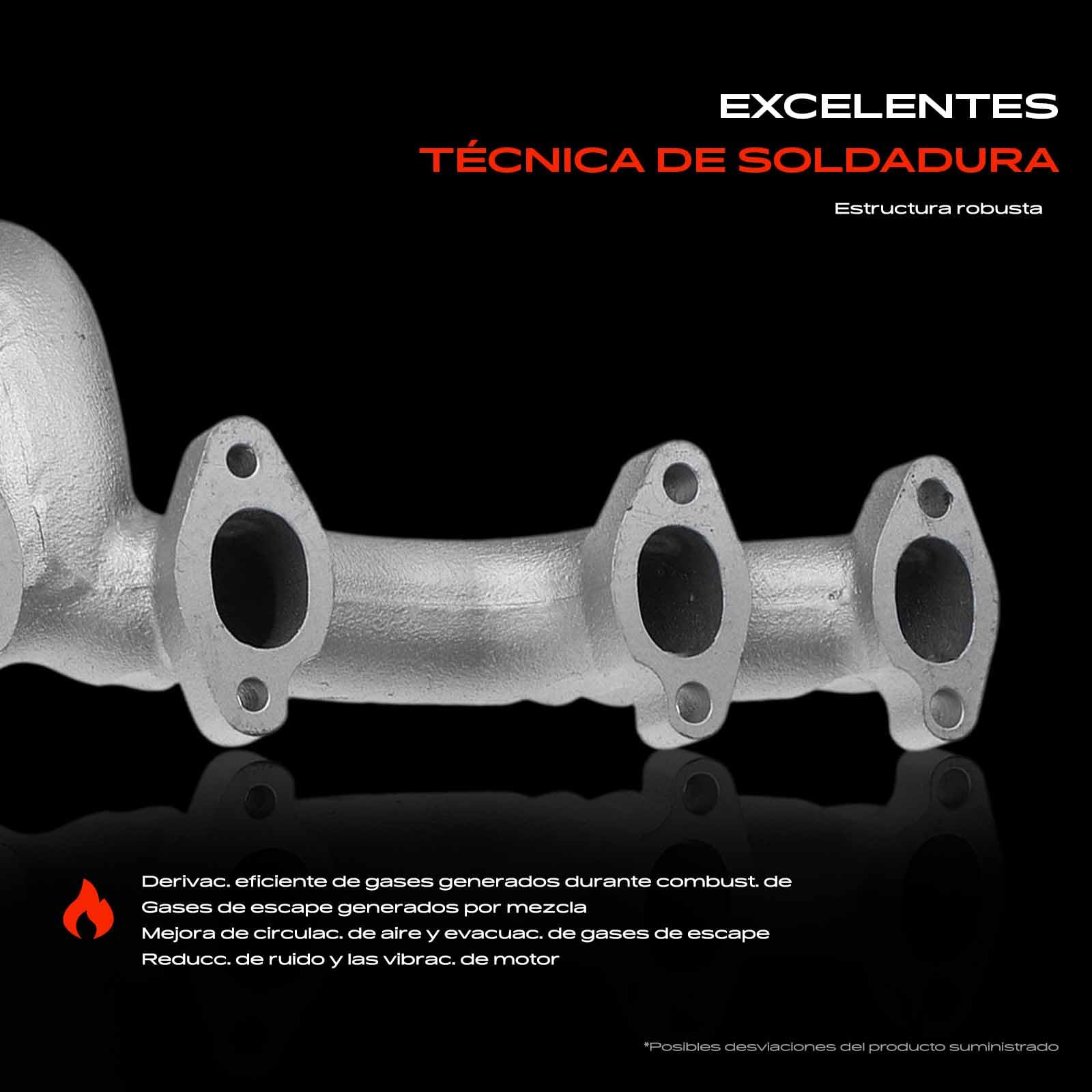 Frankberg Colector de escape con juntas 076253031A | Compatible con: Plataforma plana/chasis C.r.a.f.t.e.r 30-50 2F, C.r.a.f.t.e.r 30-50 Caja 2E, Autobús C.r.a.f.t.e.r 30-35 2E