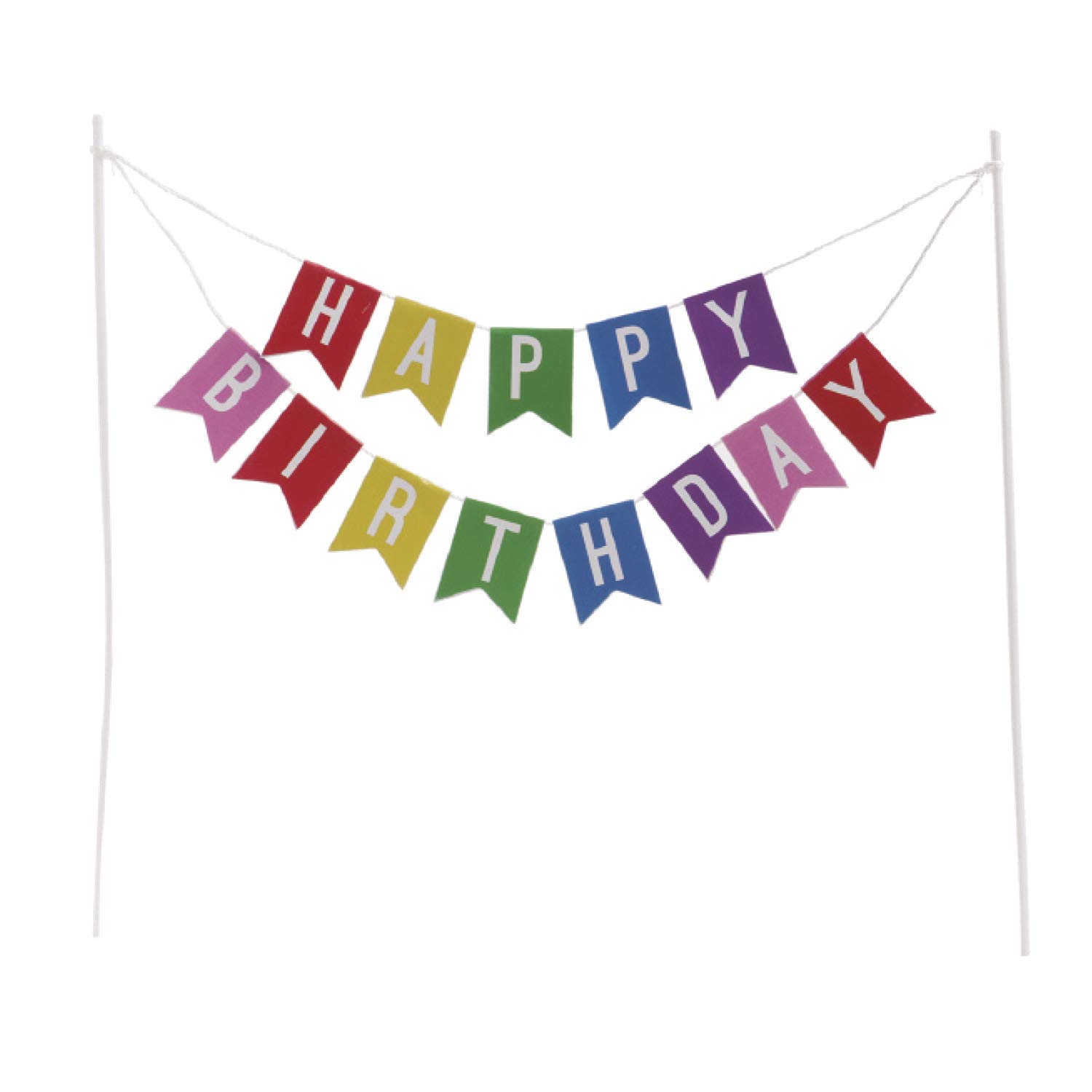 Buy Dekora Happy Birthday Bunting Cake Topper Birthday Cake Topper