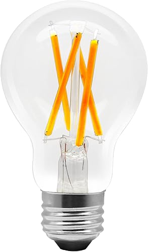 Miniatura 2 de LEDVANCE Sylvania - Bombilla LED inteligente A19 WiFi, 7.5 W eficiente con filamento, para Alexa/Google Assistant, Energy Star, transparente, 2700