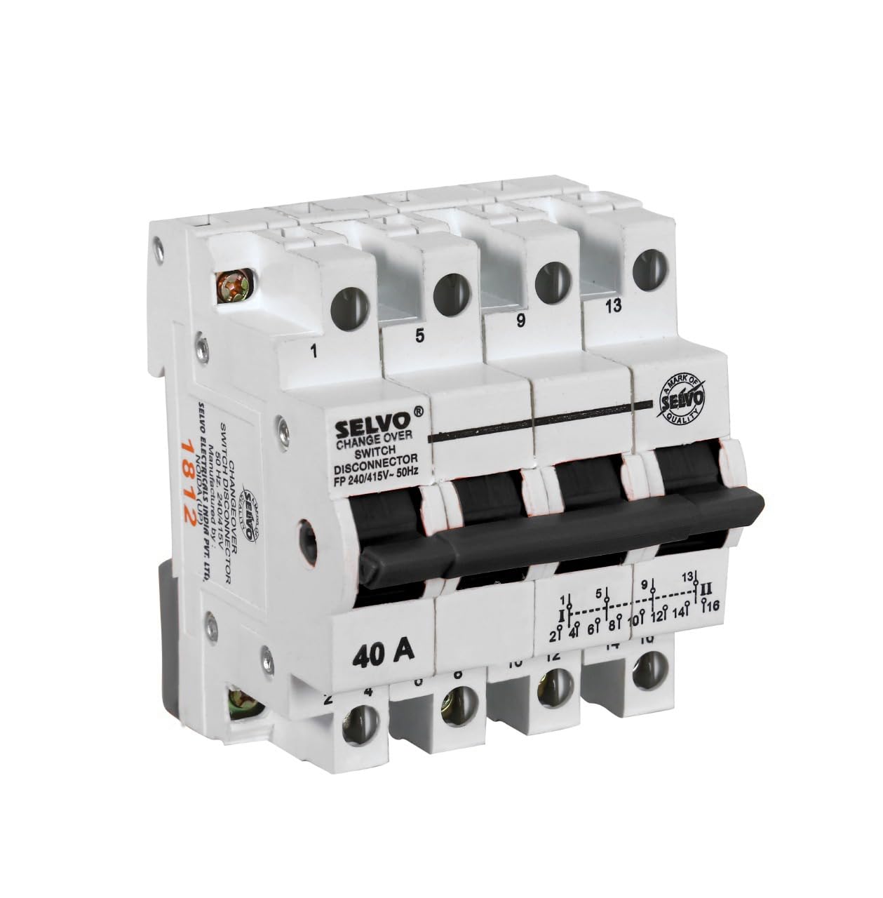 SELVO 40A Four Pole Mini Changeover Switch DISCONNECTOR-image-47