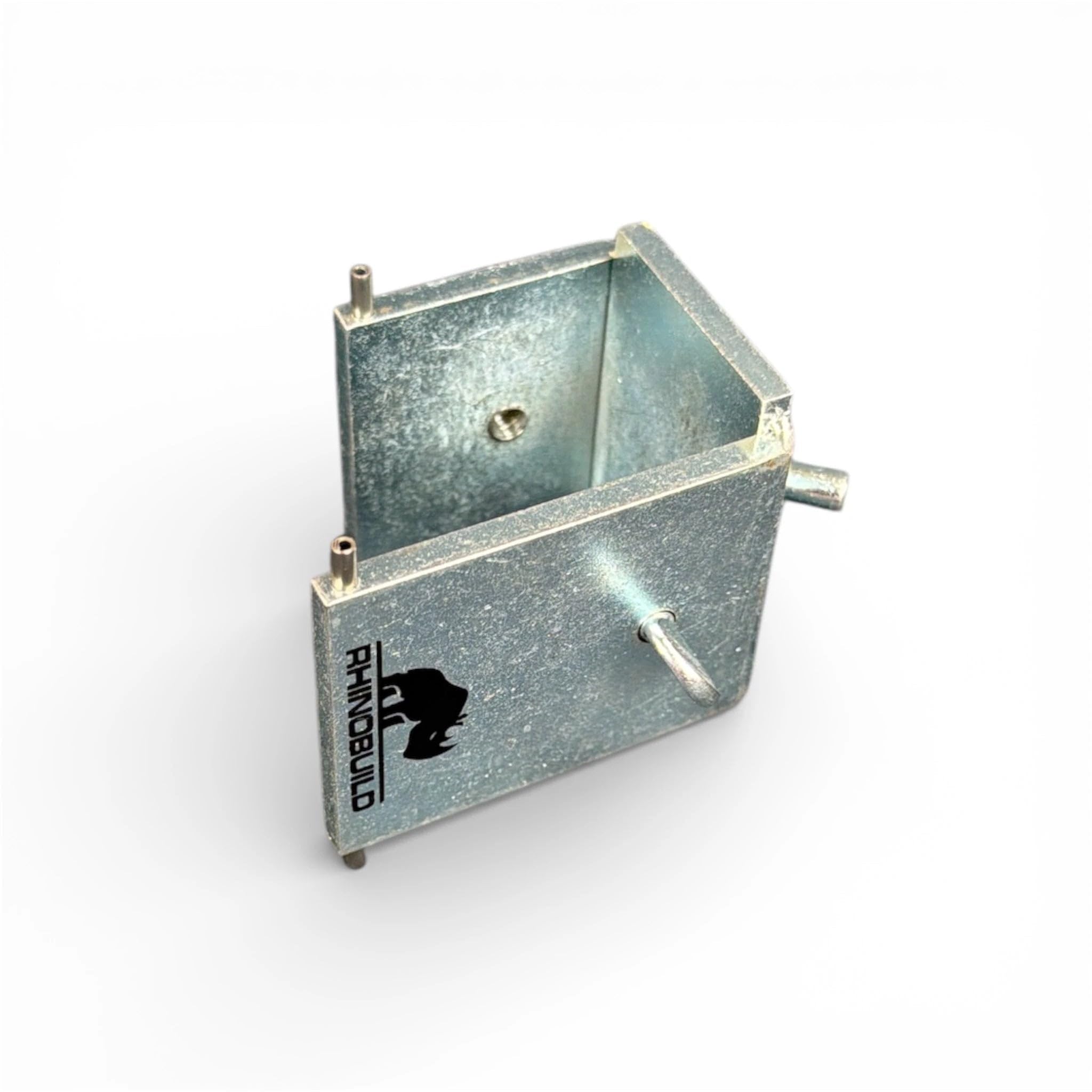 Rhinobuild Dori Block - Long Sided - 40mm Profiles Silver Zinc Plating