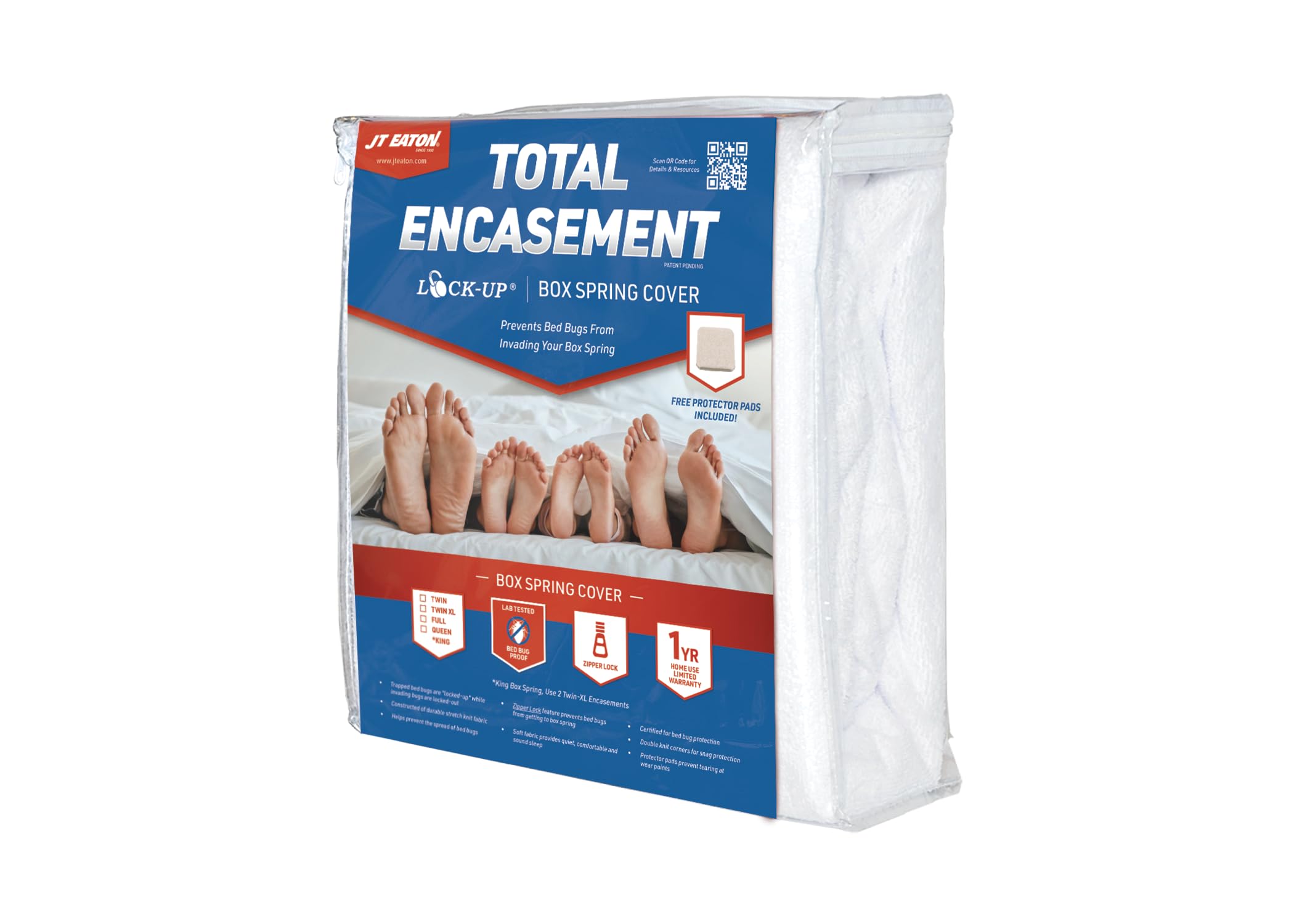 80QUBOX Lock-Up Total Encasement Bed Bug Protection for Queen Size Box Spring-picture-24