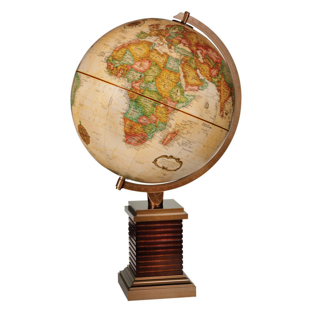 Replogle Globes Glencoe Globe, Antique Ocean, 12-Inch Diameter
