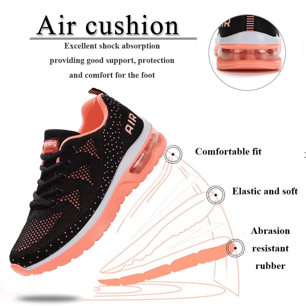 gojiang Scarpe da Ginnastica Uomo Donna Sneakers Scarpe da Corsa Sportive Casual Comode Leggero Respirabile Antiscivolo Jogging Fitness all'Aperto Camminata Scarpe Multicolor 34-46EU