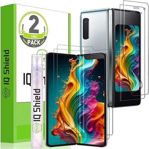 Miniatura 1 de IQShield Protector de pantalla compatible con Samsung Galaxy Z Fold 4 (paquete de 2) película de TPU transparente antiburbujas