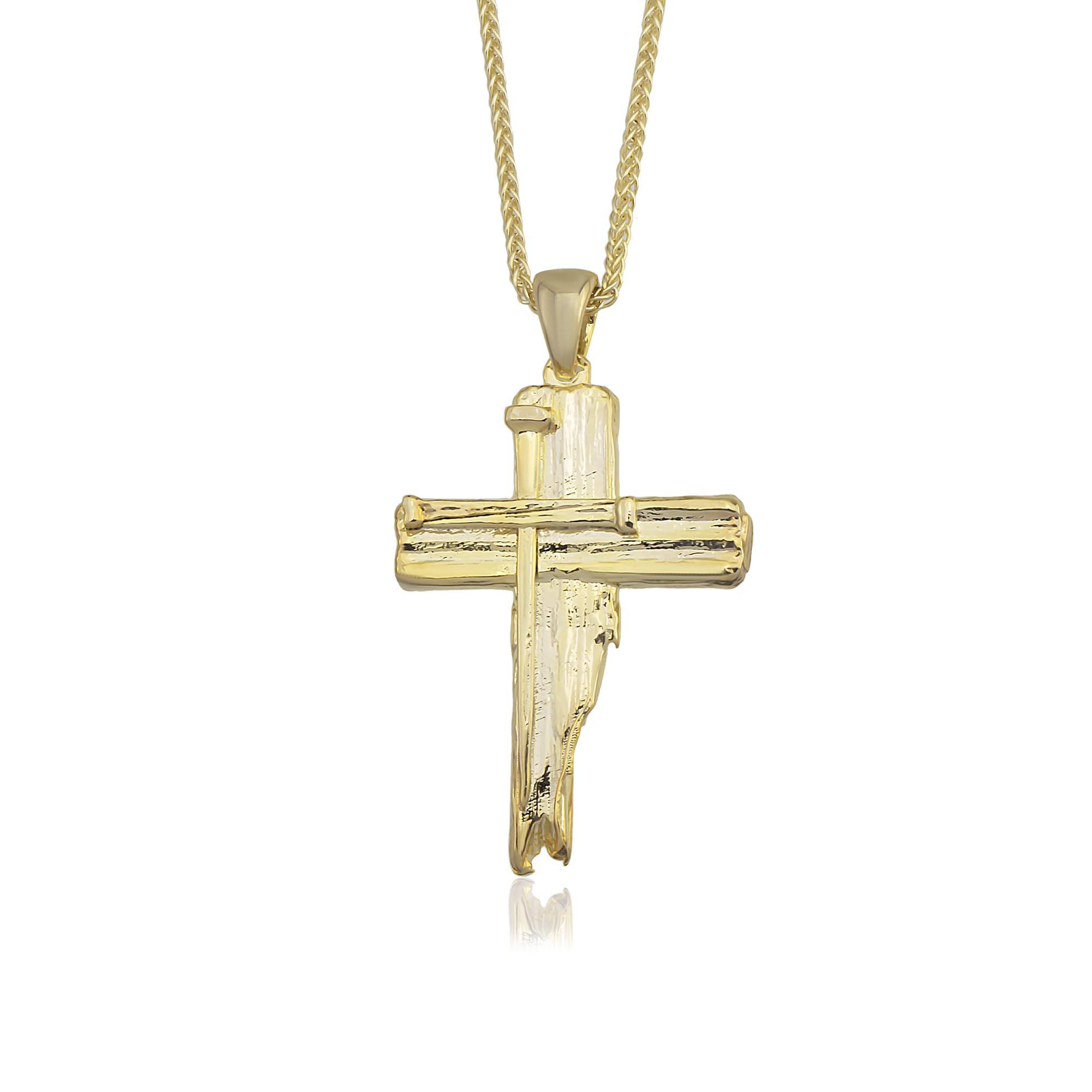 Cross Necklace for Men - Real 925K Sterling Silver Pendant, Timeless Symbol of Faith, Oxidized Silver Crucifix Necklaces