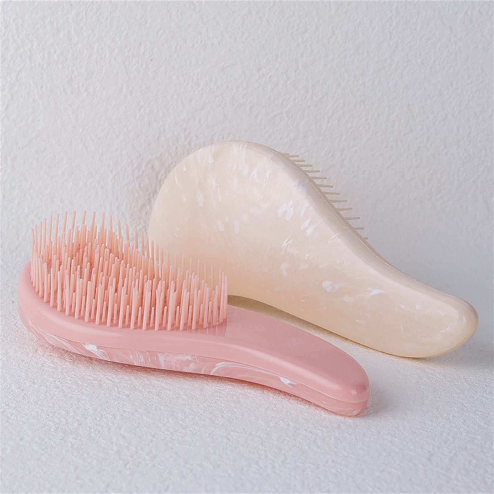 DieffematicSZ Grzebień Textured Soft Tooth Hair Without Knotting Hairdressing Comb Plastic Comb